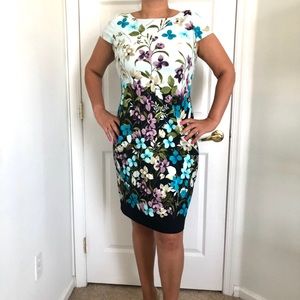 Blue Floral Dress